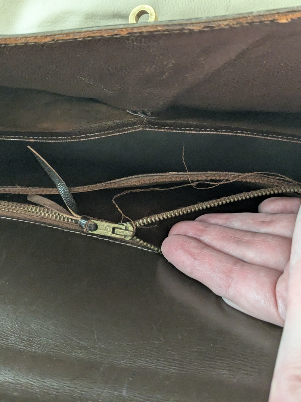 HERMES Kelly 32 1966 Bonwit Teller Brown Box Leather Bag eBay Authenthificated - Picture 16 of 16